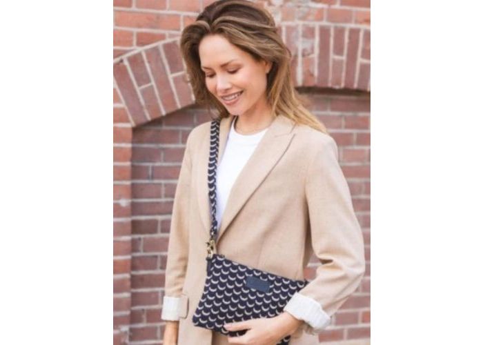 Chabo Chabo Crossbody Suus kunstleder blauw donker