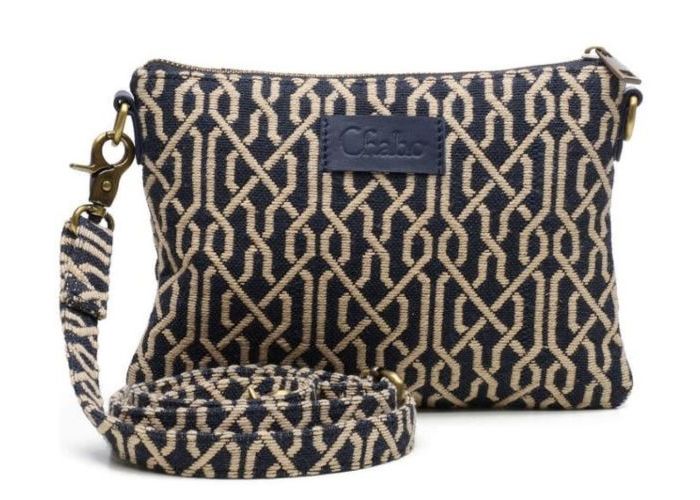 Chabo Crossbody Suus Blue leder blauw donker