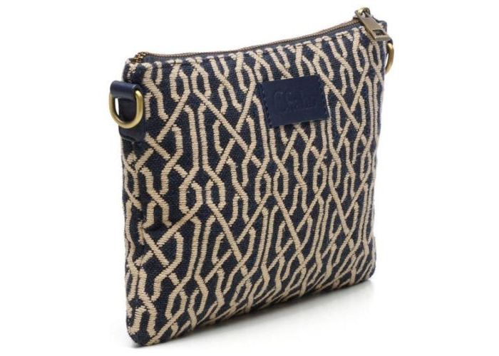 Chabo Crossbody Suus Blue leder blauw donker