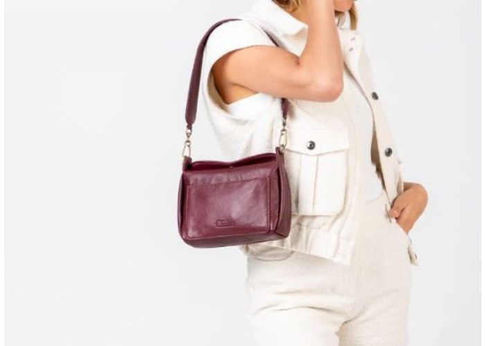 Chabo Lucy small shoulder bag leder bordeaux