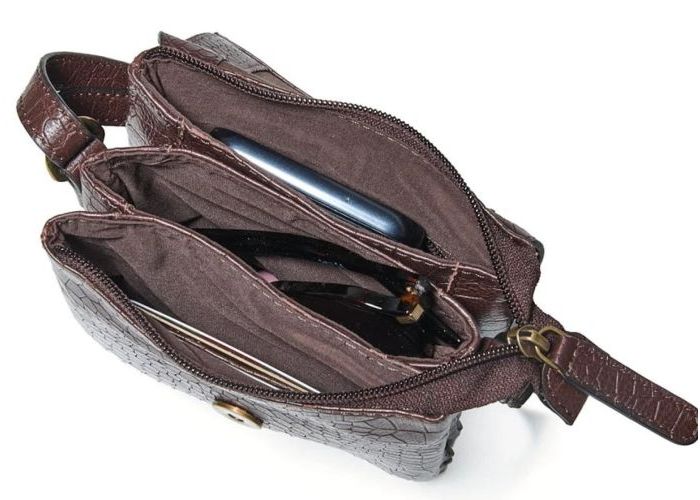 Chabo Chabo Croco Mover leder bruin donker