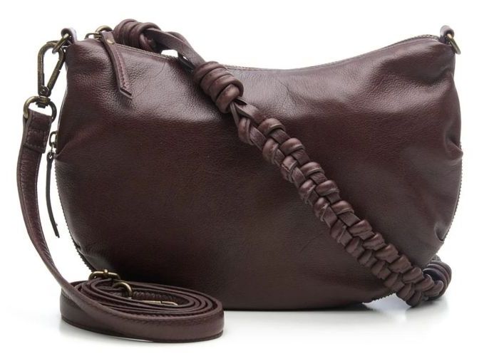 Chabo Chabo shoulderbag Byron  leder bruin donker