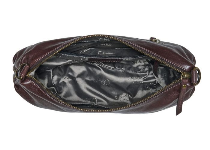 Chabo Chabo shoulderbag Byron  leder bruin donker