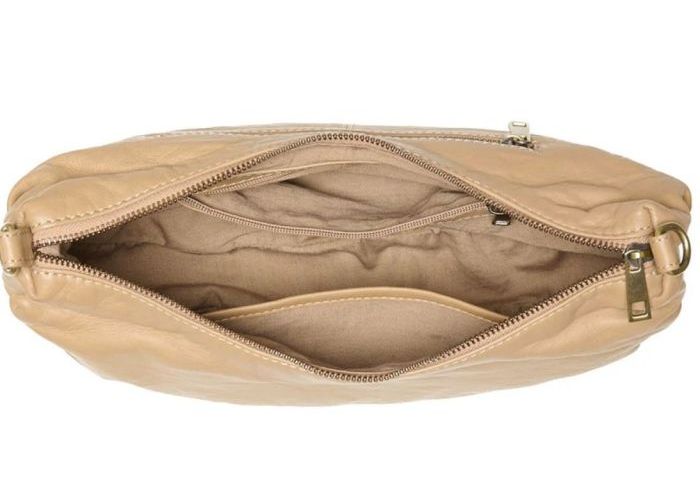 Chabo Bobby banana bag  leder cognac/caramel