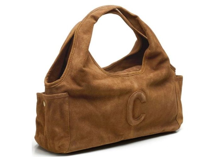 Chabo Chabo suede sophie mini shopper leder cognac/caramel