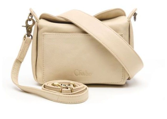 Mode accessoires Chabo LEDER Lucy small shoulder bag CrÈme