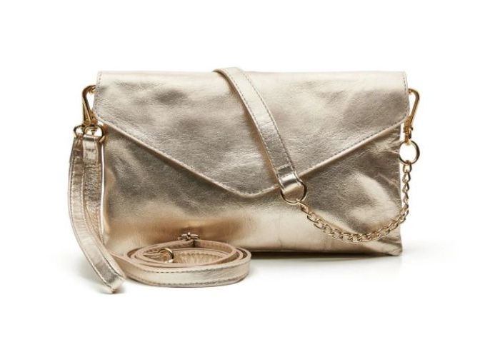 Chabo Chabo Party clutch  leder goud