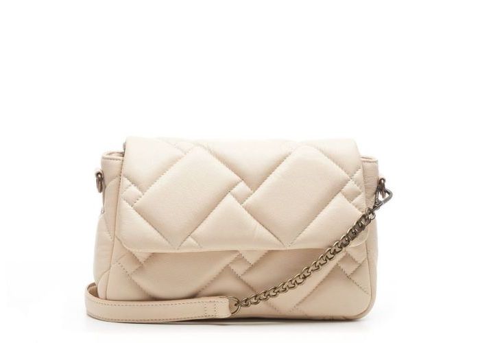 Mode accessoires Chabo LEDER Florence handbag 22226 Off-white/ecru/parel