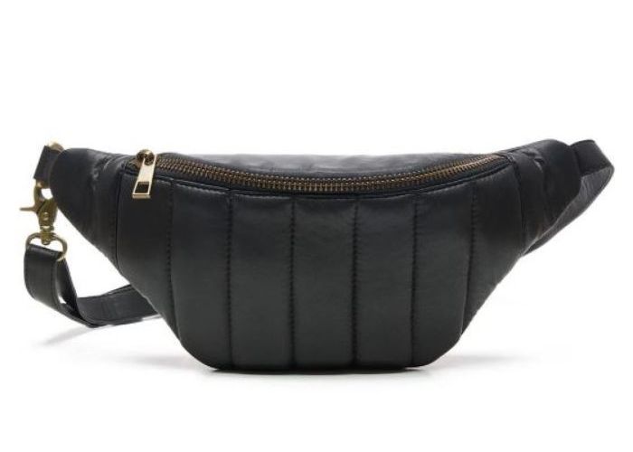 Mode accessoires Chabo LEDER DIVA BUM BAG Zwart