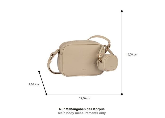 Gabor Bags 012423 Devika camera bag kunstleder beige