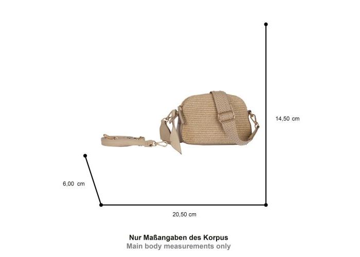 Gabor Bags 012651 Ophelio camera bag kunstleder beige