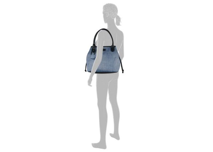 Gabor Bags 012436 Granad Denada, zip shopper  kunstleder blauw