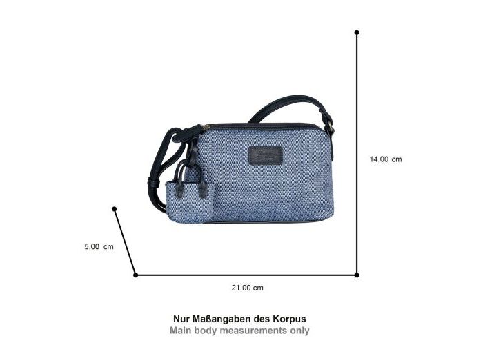 Gabor Bags 012438 Granada Denada camera bag kunstleder blauw