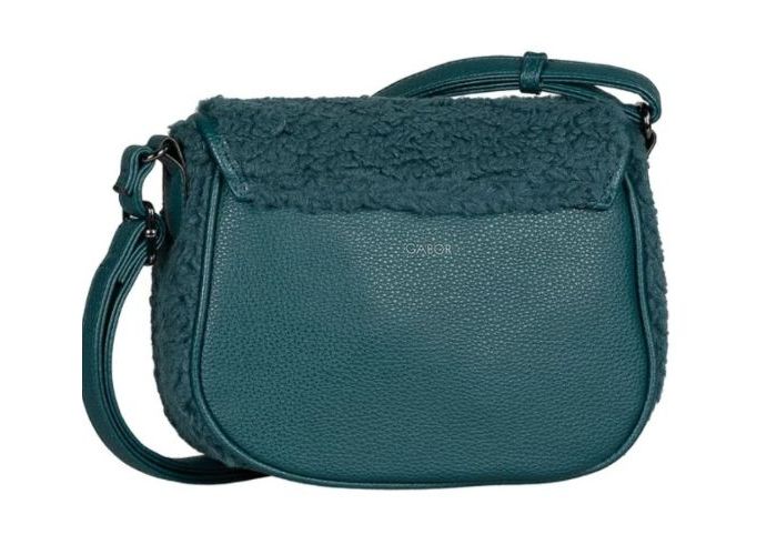 Gabor Bags 12883 Granada Flap Bag  kunstleder blauw petrol