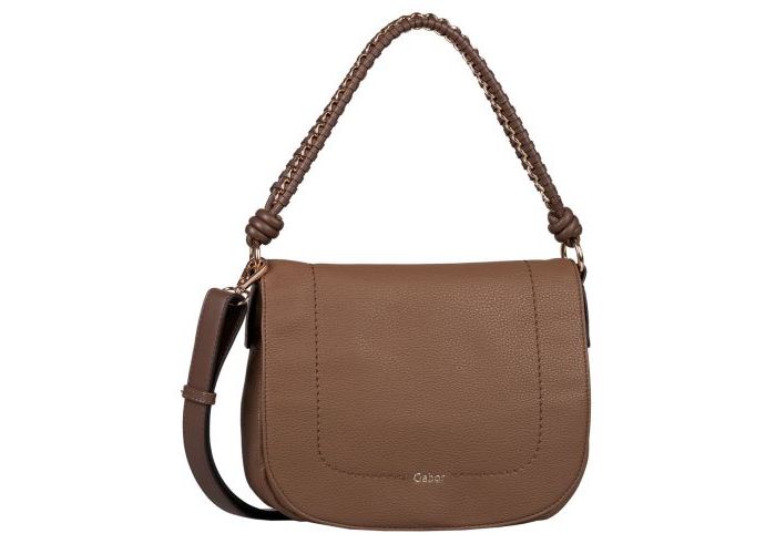 Mode accessoires Gabor Bags KUNSTLEDER 9339 Dania flap bag Bruin