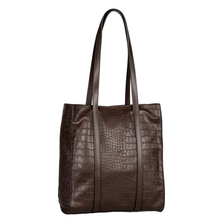 Gabor Bags 012823 Elfie Zip tote bag kunstleder bruin donker