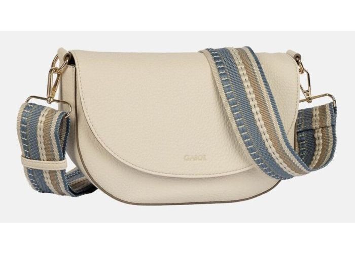 Mode accessoires Gabor Bags KUNSTLEDER 012451 Linda summer, saddle bag Ecru