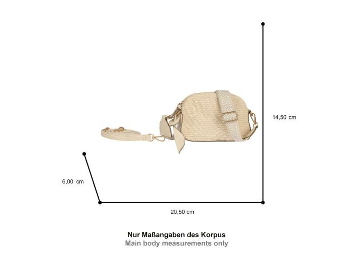 Gabor Bags 012650 Ophelio camera bag kunstleder ecru