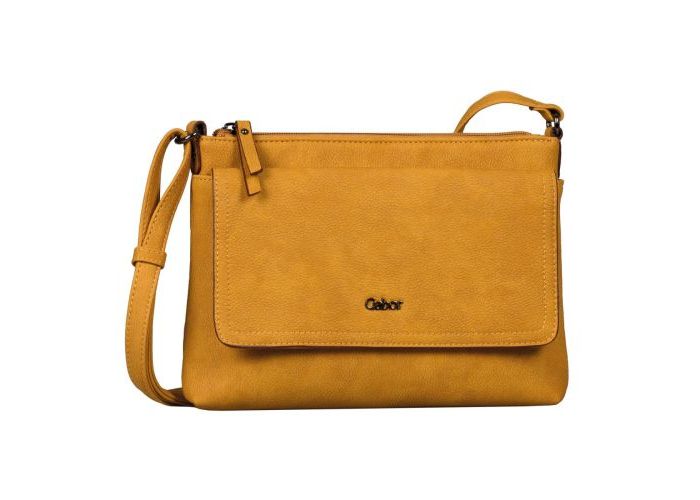 Gabor Bags 8358-93 DINA crossbag kunstleder geel mosterd