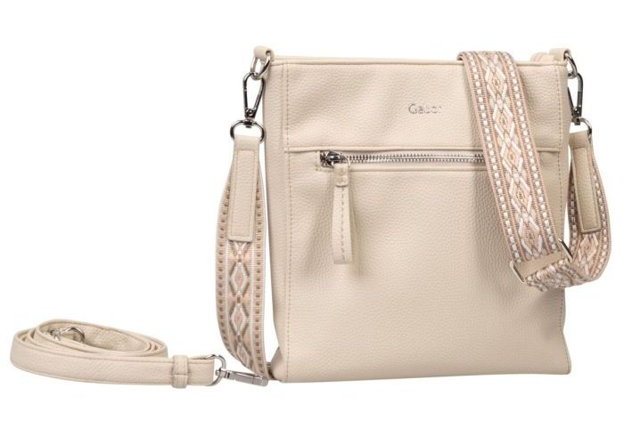 Mode accessoires Gabor Bags KUNSTLEDER 011103 SILENA CROSS BAG S Off-white/ecru/parel