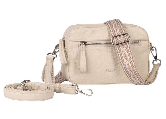 Mode accessoires Gabor Bags KUNSTLEDER 011107 SILENA CAMERA BAG Off-white/ecru/parel