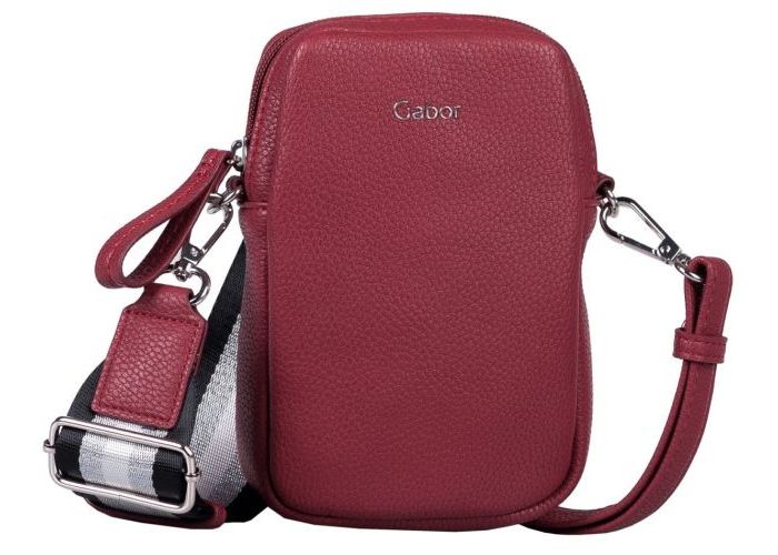 Gabor Bags 9380 Silvia mobile phone case kunstleder rood donker