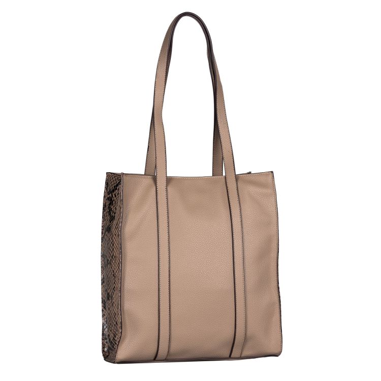 Gabor Bags 012821 Elfie Luxe Zip tote bag kunstleder taupe