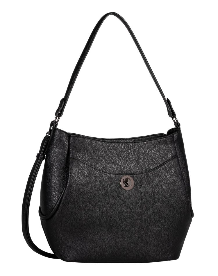 Mode accessoires Gabor Bags KUNSTLEDER 012749 Amal Hobo bag medium Zwart