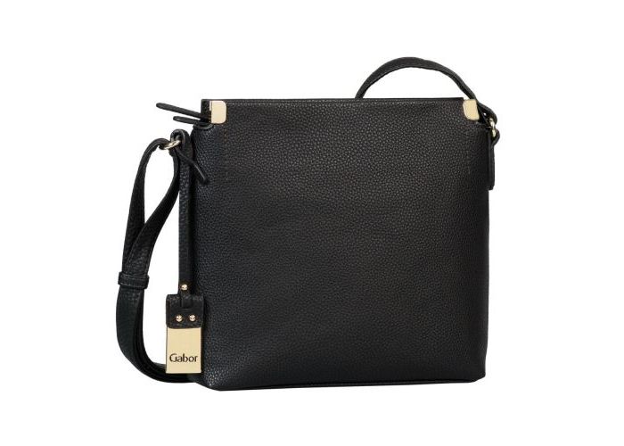 Mode accessoires Gabor Bags LEDER 8959 Gela cross bag Zwart