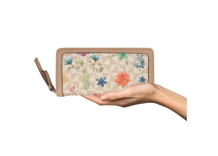 Gabor Bags 012699 Meria Flower Zip Wallet portefeuilles mix colors