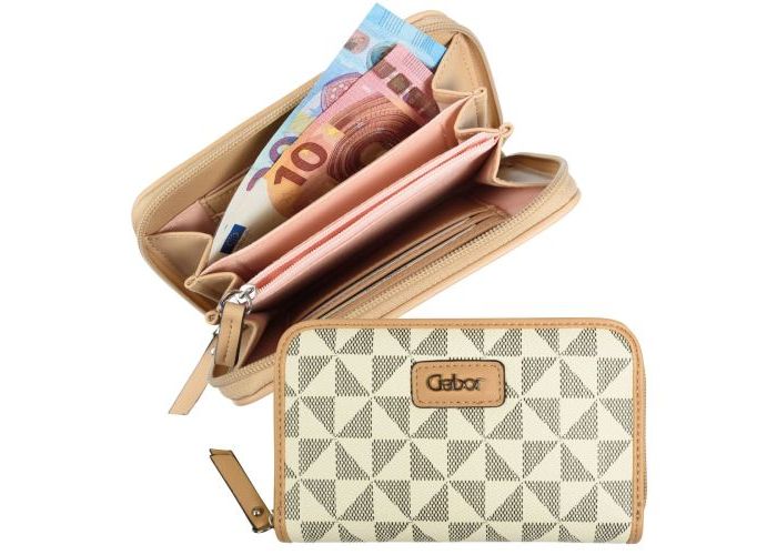 Gabor Bags 8442-155 BARINA wallet portemonnees beige donker