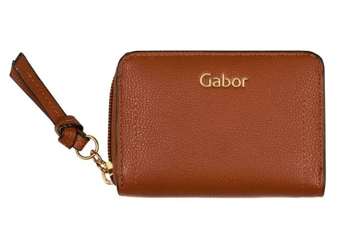 Mode accessoires Gabor Bags PORTEMONNEES 9267 Malin small zip Cognac/caramel