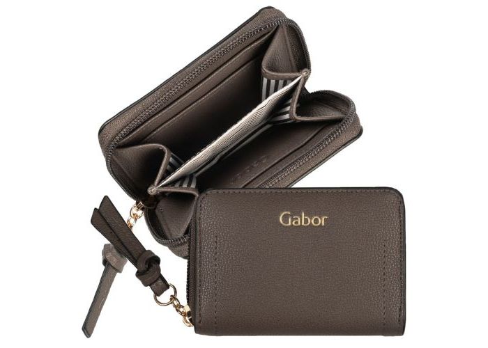 Gabor Bags 9267 Malin small zip wallet portemonnees taupe