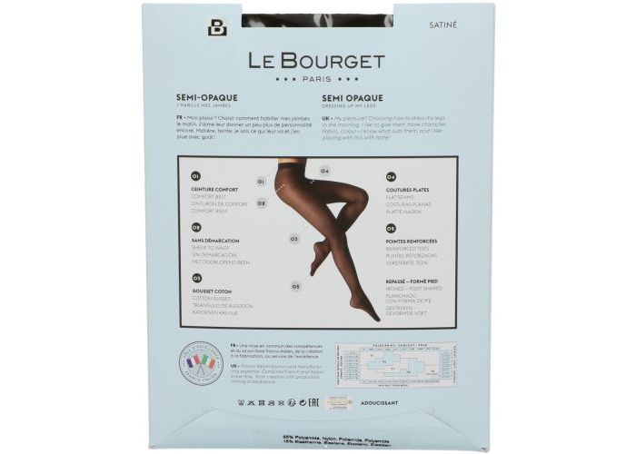 Le Bourget 1NH1 Collant 30D Semi-Opaque Satiné pantys /collants blauw donker