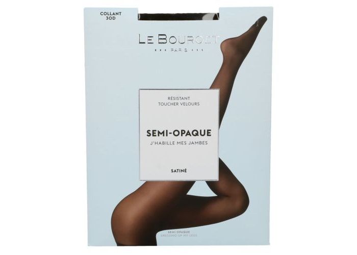 Le Bourget 1NH1 Collant 30D Semi-Opaque Satiné pantys /collants bruin donker