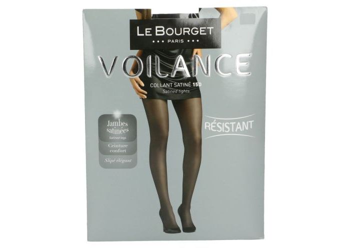 Le Bourget 1BA Voilance Collant Satiné 15D pantys /collants zwart