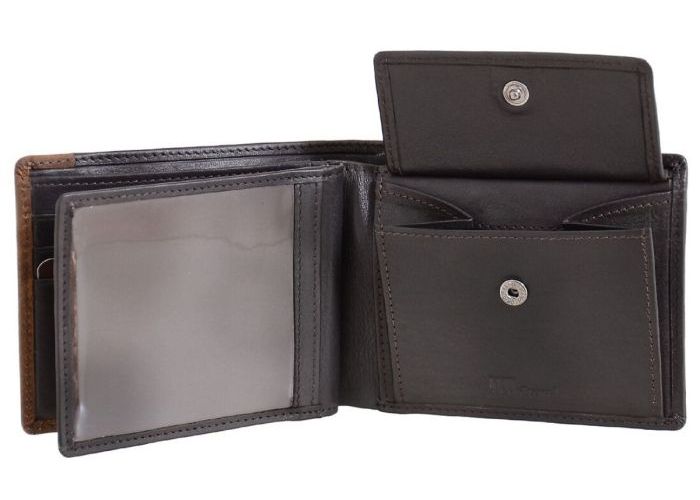 Marta Ponti B123162R MP Travel Men's Wallet portefeuilles bruin donker