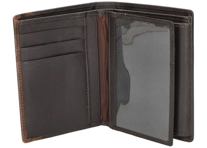 Marta Ponti B123292R MP Travel Men's Wallet portefeuilles bruin donker