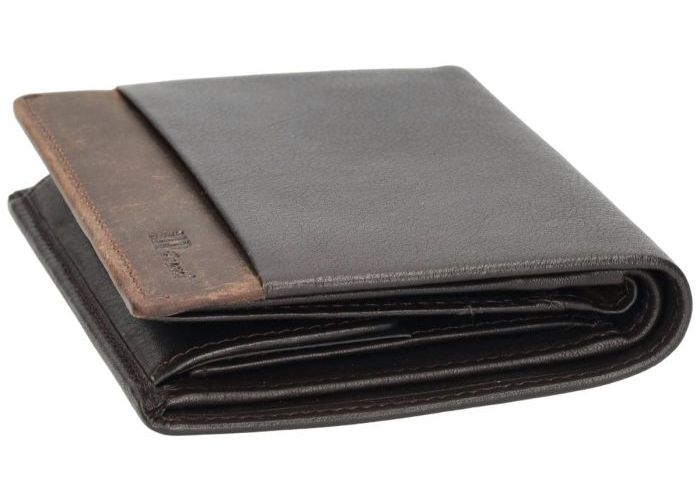 Marta Ponti B123292R MP Travel Men's Wallet portefeuilles bruin donker