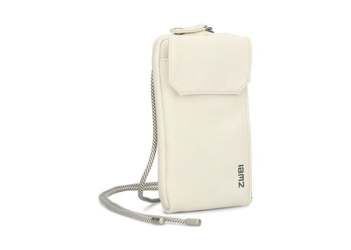 Mode accessoires Zwei KUNSTLEDER MP30 phone bag Off-white-crÈme-ivoorkleur