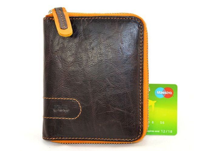 Zwei L1 portemonnees bruin donker