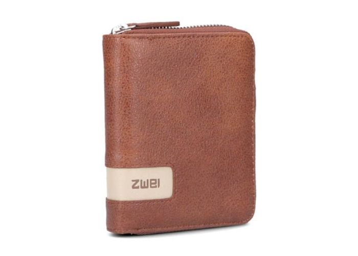 Zwei 11064 portemonnees cognac/caramel