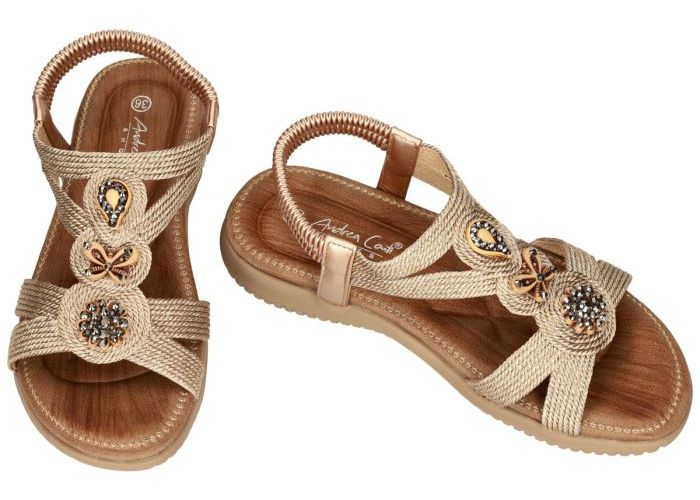 Andrea Conti 1541004 sandalen champagne 