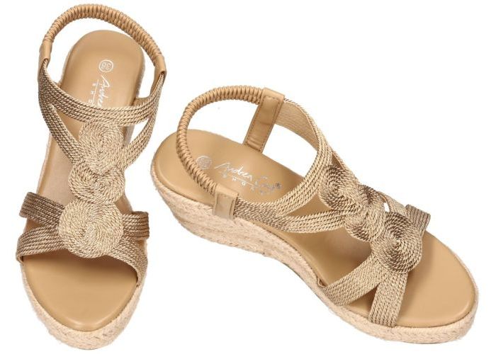 Andrea Conti 1541033 sandalen champagne 
