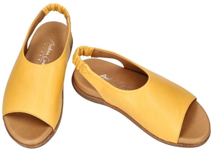 Andrea Conti 0301002  sandalen geel