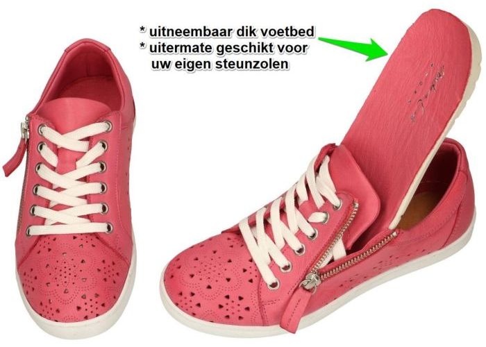 Andrea Conti 0347107-084 sneakers  koraalrood