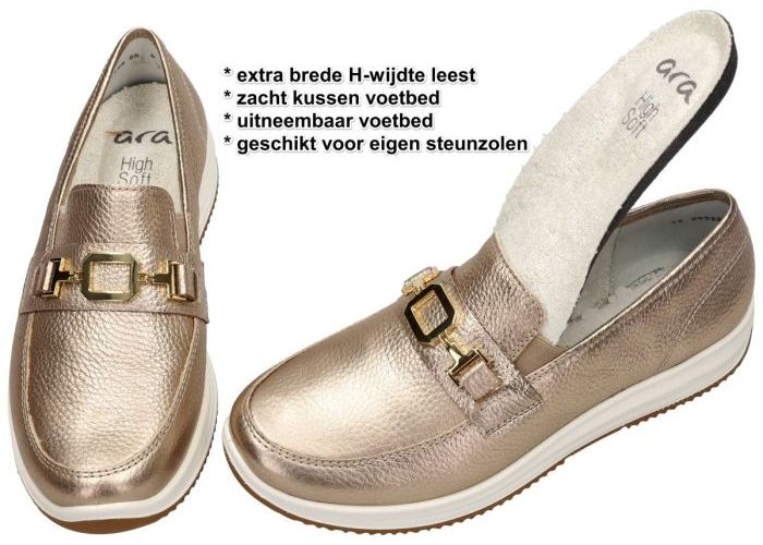 Ara 12-25528 (08H) OSAKA 3.0 ballerina's & mocassins goud