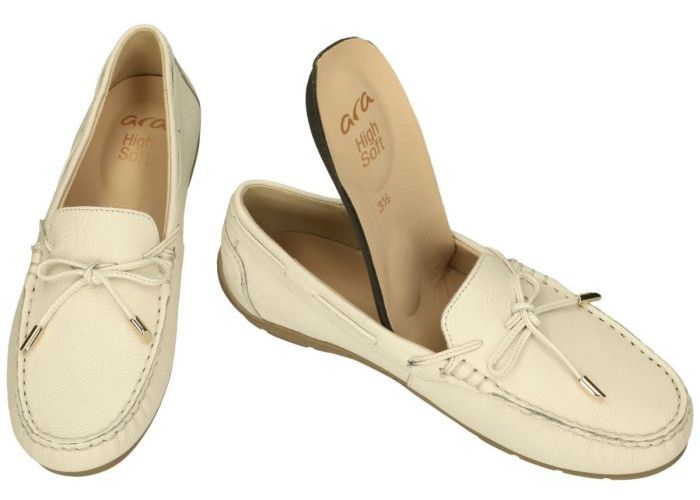 Ara 12-19212 Alabama-Sport ballerina's & mocassins off-white-crÈme-ivoorkleur