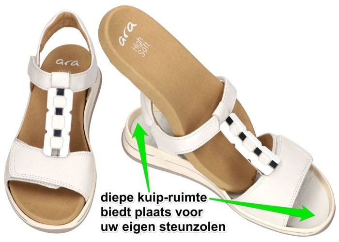 Ara 12-34810-04H OSAKA-S sandalen wit