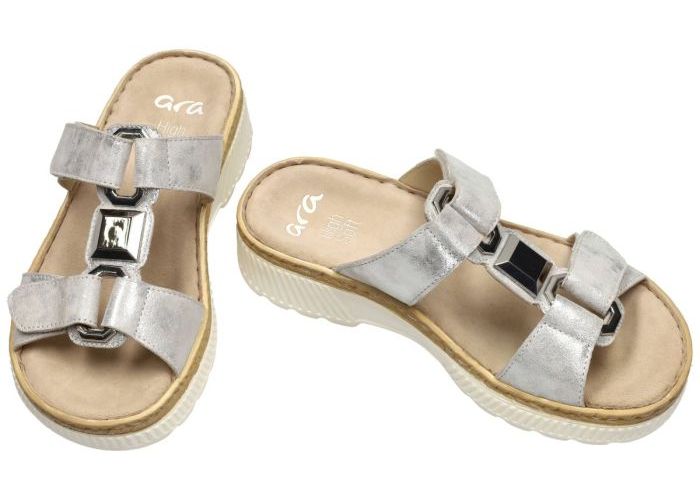 Ara 12-39103  10G CAPRI-S slippers & muiltjes zilver